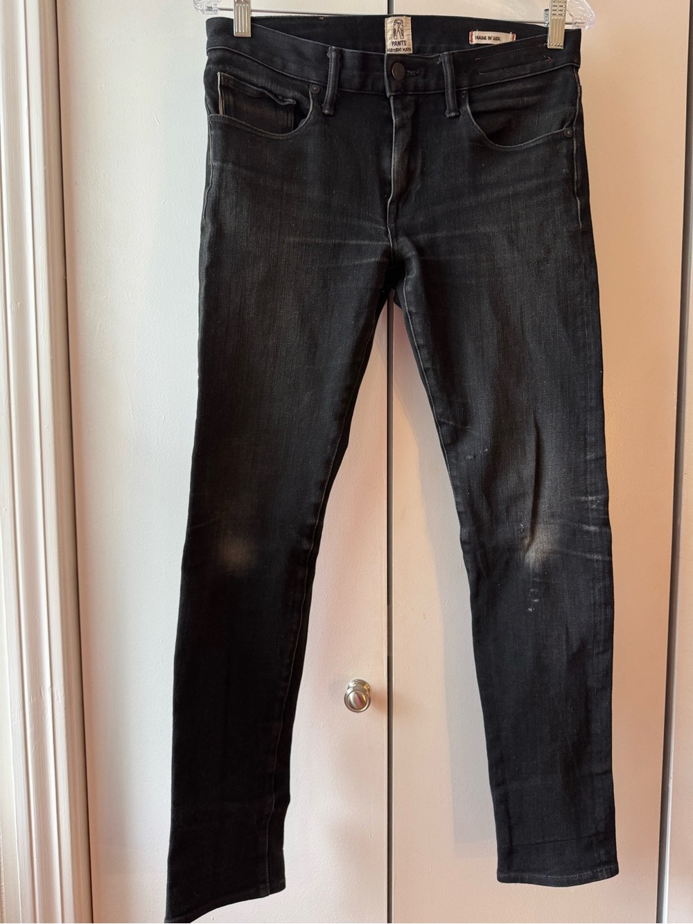 Kato by Hiroshi Kato The Needle Skinny Black Raw Selvedge Jeans Size 30